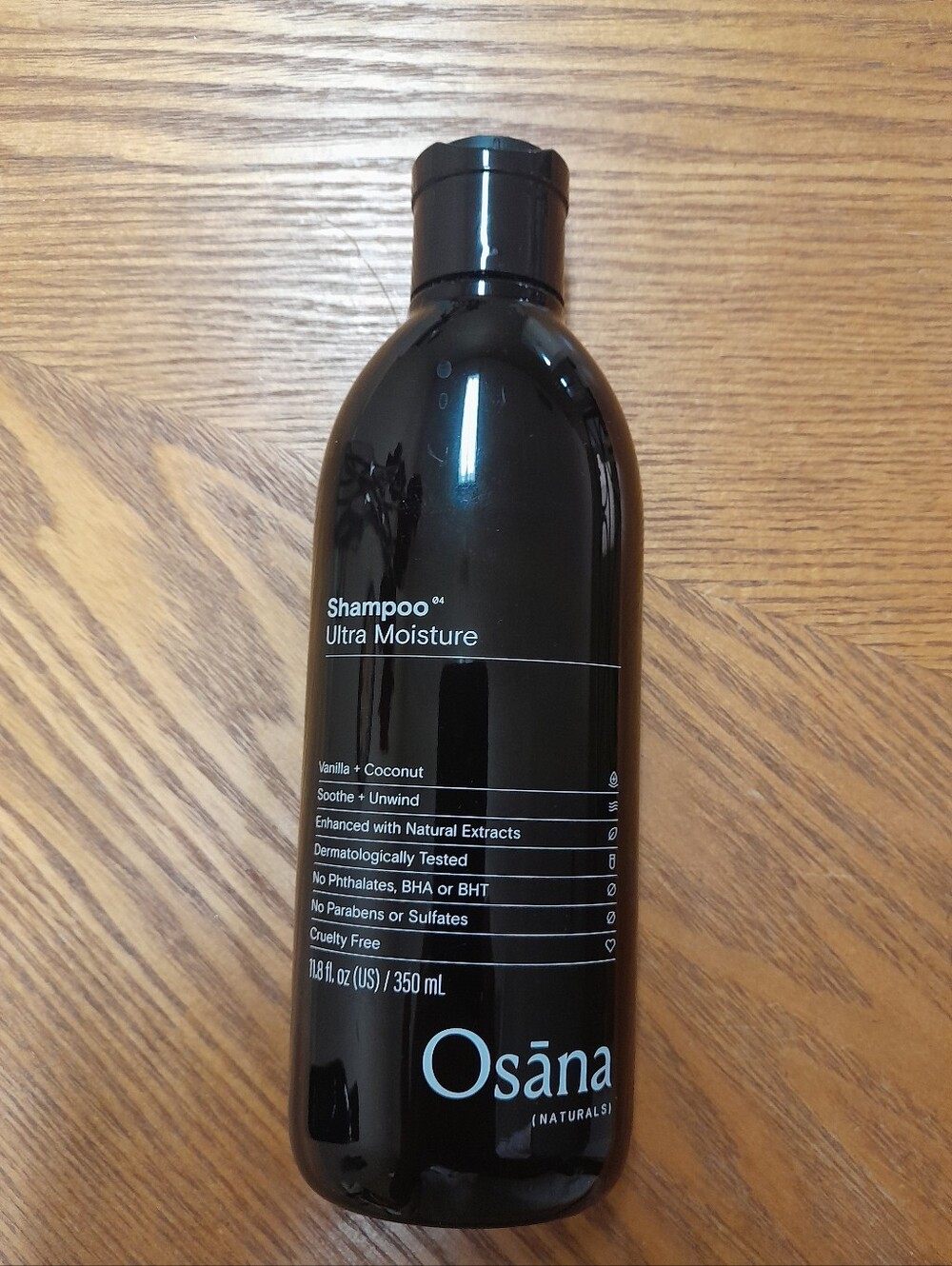Osana Naturals 3 Ultra Moisture Shampoo - Vanilla Coconut NWT Size:11.8fl oz
